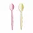 Set tacâmuri pentru copii BabyJem BABYJEM Set 2 lingurite pentru copii Roz-Galben