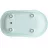 Cadita pentru copii BabyJem BABYJEM Cadita mare transparenta Soft Blue