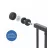 Securitatea copiilor BabyJem BABYJEM Extensie pentru poarta de siguranta Anthracite, 10 cm