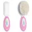 Set perie BabyJem BABYJEM Set perie si pieptene Natural Roz