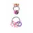 Игрушка-прорезыватель BabyJem BABYJEM Inel gingival din silicon Roz