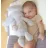 Игрушка BabyJem BABYJEM Jucarie din plus pentru copii The Bestie Bunny Gri, 35 cm