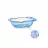 Cadita pentru copii BabyJem BABYJEM Set de baie cu 6 piese Albastru