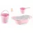 Ванночка BabyJem BABYJEM Set pentru baie Roz, 5 piese