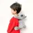 Rucsac pentru copii BabyJem BABYJEM Ghiozdan din plus Koala Gri