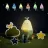 Lampa Badabulle Lampa de veghe Badabulle Bertille in forma de para cu lumina