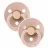 Suzeta Bibs Set 2 suzete rotunde din latex BIBS Colour Blush (6-18 luni)