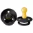 Suzeta Bibs Suzeta rotunda din latex BIBS Black (6-18 luni)