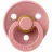 Suzeta Bibs BIBS - 200311C Suzeta Colour Latex, tetina rotunda, 6 luni + Dusty Pink-200311C