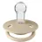 Suzeta Bibs BIBS - 1010245C Suzeta De Lux Silicon, tetina rotunda, marime universala (0-3 ani) Vanilla-1010245C