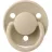 Suzeta Bibs BIBS - 1010245C Suzeta De Lux Silicon, tetina rotunda, marime universala (0-3 ani) Vanilla-1010245C