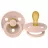 Suzeta Bibs BIBS-221244C Suzeta Colour Latex, tetina simetrica, 6 luni + BLUSH-221244C