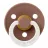 Suzeta Bibs Suzeta rotunda din latex BIBS Glow Woodchuck (6-18 luni)