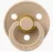 Suzeta Bibs BIBS - 100326C Suzeta Colour Latex, tetina rotunda, 0 luni + Taupe-100326C