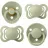 Suzeta Bibs Set 4 suzete BIBS Try-it Collection Sage (0-6 luni)
