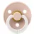 Suzeta Bibs Suzeta rotunda din latex BIBS Glow Blush (6-18 luni)