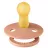 Suzeta Bibs BIBS-200246C Suzeta Colour Latex, tetina rotunda, 6 luni + PEACH-200246C