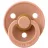 Suzeta Bibs BIBS-200246C Suzeta Colour Latex, tetina rotunda, 6 luni + PEACH-200246C