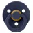 Suzeta Bibs Suzeta rotunda din latex BIBS Deep Space (6-18 luni)