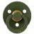 Suzeta Bibs BIBS-200218C Suzeta Colour Latex, tetina rotunda, 6 luni + HUNTER GREEN-200218C