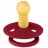 Suzeta Bibs BIBS-200263C Suzeta Colour Latex, tetina rotunda, 6 luni + RUBY-200263C