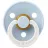 Suzeta Bibs Suzeta rotunda din latex BIBS Glow Baby Blue (6-18 luni)