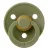 Suzeta Bibs Suzeta rotunda din latex BIBS Olive (0-6 luni)