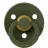 Пустышка Bibs BIBS-100218C  Suzeta Colour Latex, tetina rotunda, 0 luni + HUNTER GREEN-100218C