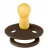 Suzeta Bibs BIBS-100215C  Suzeta Colour Latex, tetina rotunda, 0 luni + MOCHA-100215C