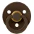 Suzeta Bibs BIBS-100215C  Suzeta Colour Latex, tetina rotunda, 0 luni + MOCHA-100215C