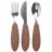Set tacâmuri pentru copii Bibs Set tacamuri din otel inoxidabil BIBS Woodchuck