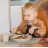 Set tacâmuri pentru copii Bibs Set tacamuri din otel inoxidabil BIBS Woodchuck