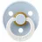Suzeta Bibs Suzeta rotunda din latex BIBS Glow Baby Blue (6-18 luni) - Ambalaj premium