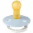 Suzeta Bibs Suzeta rotunda din latex BIBS Glow Baby Blue (6-18 luni) - Ambalaj premium