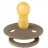 Suzeta Bibs Suzeta rotunda din latex BIBS Dark Oak (0-6 luni)