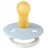 Suzeta Bibs Suzeta rotunda din latex BIBS Glow Baby Blue (0-6 luni)