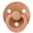 Пустышка Bibs BIBS-100246C Suzeta Colour Latex, tetina rotunda, 0 luni  PEACH-100246C