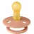 Пустышка Bibs BIBS-100246C Suzeta Colour Latex, tetina rotunda, 0 luni  PEACH-100246C