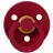 Пустышка Bibs BIBS-100263C Suzeta Colour Latex, tetina rotunda, 0 luni+ RUBY-100263C