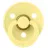 Suzeta Bibs Suzeta rotunda din latex BIBS Sunshine (0-6 luni)