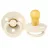Пустышка Bibs Suzeta rotunda din latex BIBS Ivory (18-36 luni)