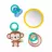 Игровой коврик Bright Starts Salteluta de joaca cu bara de jucarii Bright Starts Palm Party