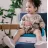 Scaun de masa Bright Starts Booster Ingenuity Toddler SmartClean Peacock Blue