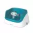 Scaun de masa Bright Starts Booster Ingenuity Toddler SmartClean Peacock Blue