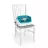 Scaun de masa Bright Starts Booster Ingenuity Toddler SmartClean Peacock Blue
