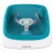 Scaun de masa Bright Starts Booster Ingenuity Toddler SmartClean Peacock Blue