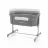 Кроватка Feedo Patut co-sleeper pliabil 2 in 1 Feedo Gri