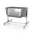 Кроватка Feedo Patut co-sleeper pliabil 2 in 1 Feedo Gri