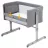Кроватка Joie Patut pliant 2 in 1 Joie Roomie Gray Flannel