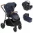 Carucior Joie Carucior 3 in 1 Joie Versatrax E Navy Blazer
